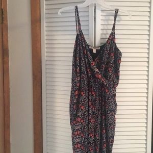 Forever 21 Floral Pant Romper Size M